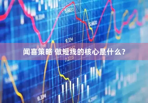 闻喜策略 做短线的核心是什么？